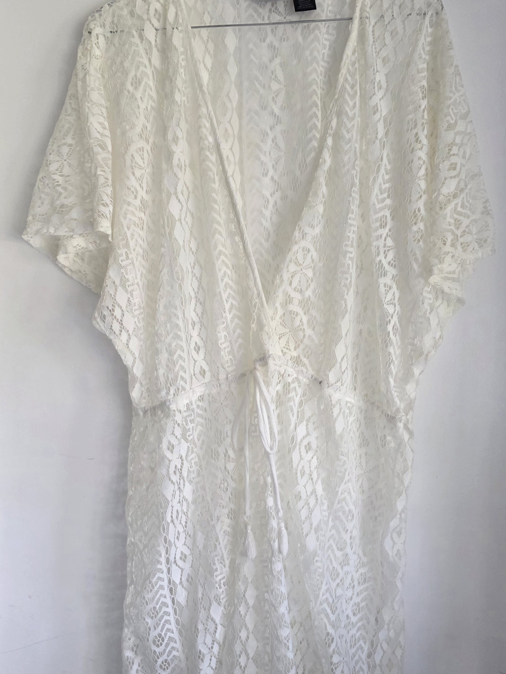 Apt. 9 White Lace Cover Up XXL